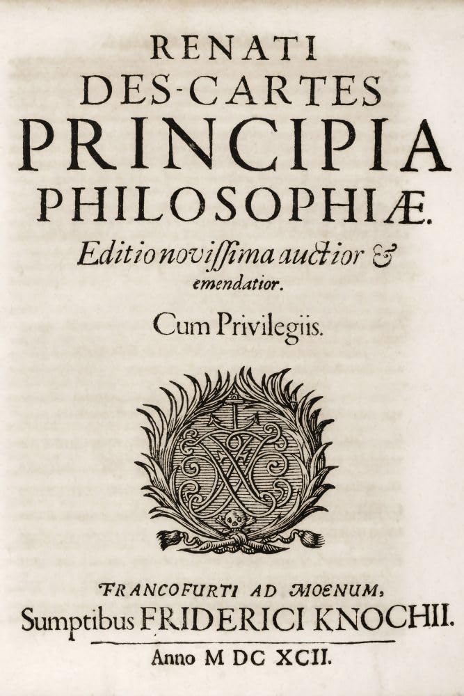 Amazon.com: Title page of a 1692 edition of French philosopher