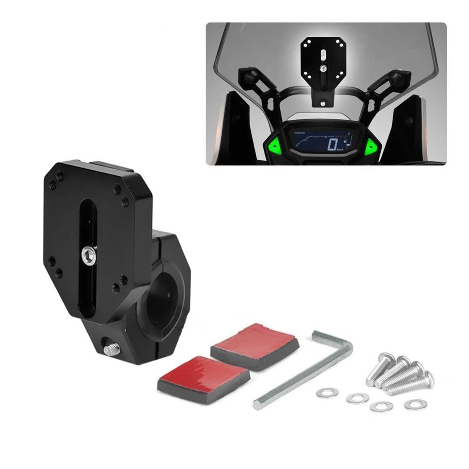 Supporto Navigatore Moto Cellulare GPS Universale 12 Mm 22 Mm Staffa Navigazione Supporto GPS Motocicletta Supporto per Smartphone