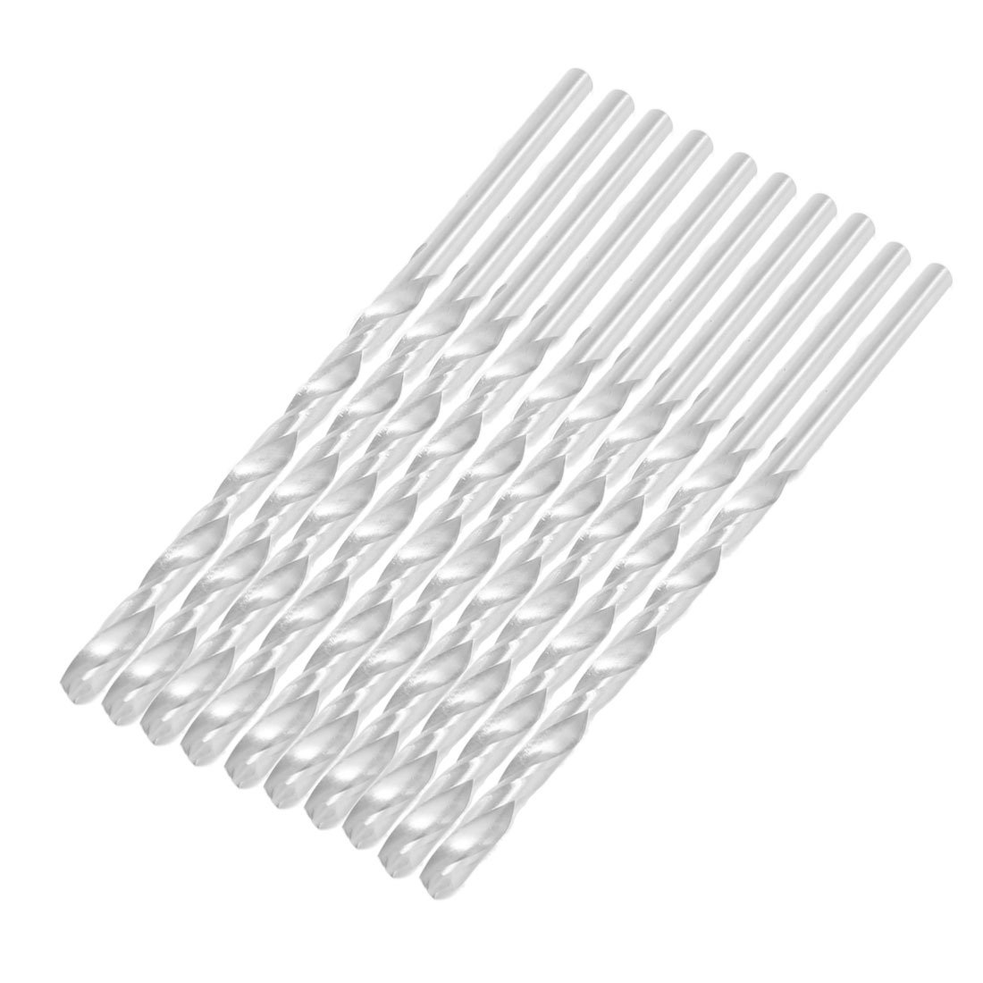 Aexit 10 Pcs Tool Holder 132mm Long 5mm Dia.Metal Marable HSS Twist Drilling Drill Bits Model:64as664qo252