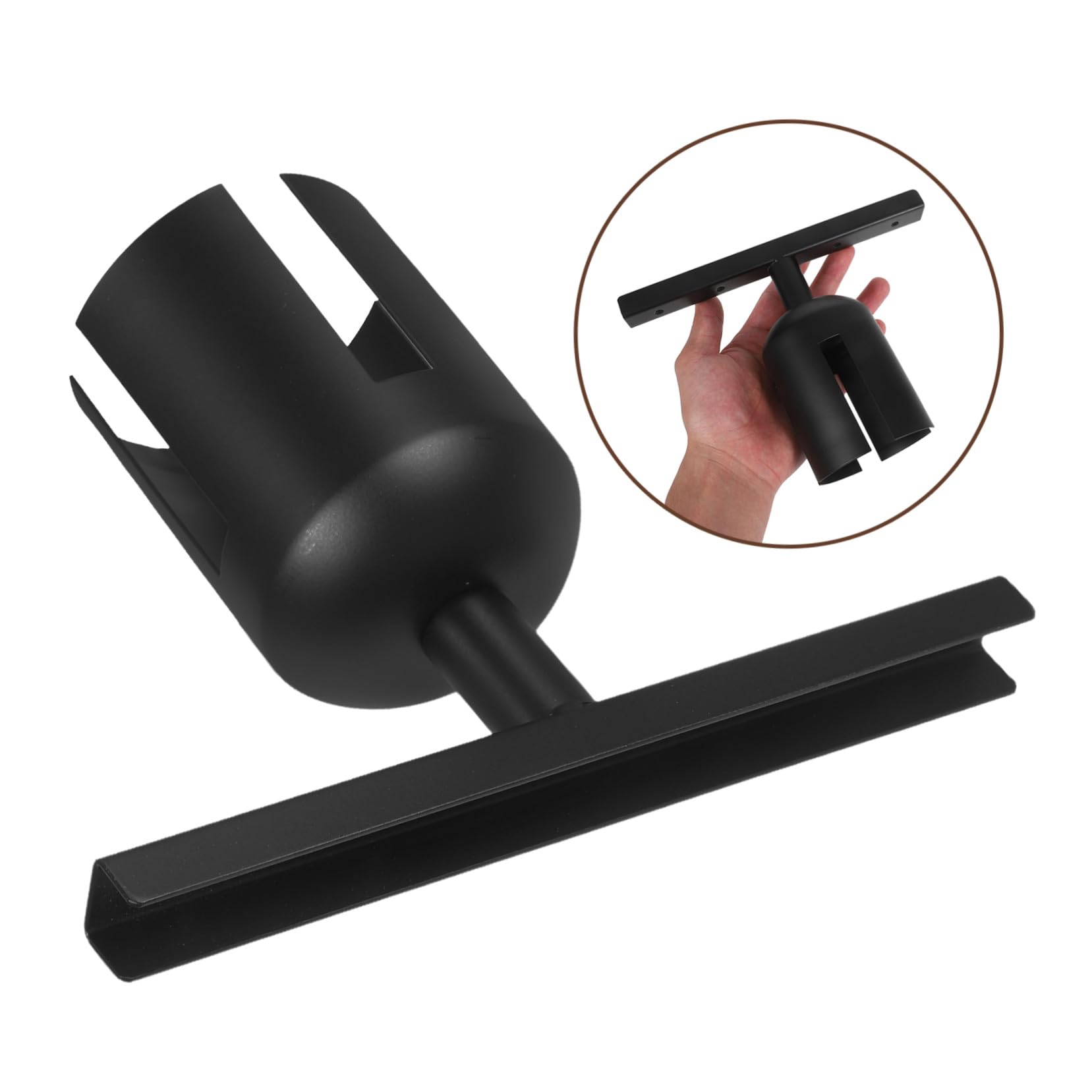 PRETYZOOM 5 Piezas Soporte de Señal Metálico para Barreras de Clip Horizontal para Carteles Exhibidor Resistente Inoxidable para Control de Multitudes Aeropuertos Tiendas y Exposiciones
