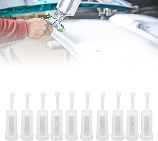 Garosa 10 Pcs Universal Gravity Spray Gun Filters HVLP Filters Nylon Fine Mesh for Paint Sprayers,Paint coating and wall treatment