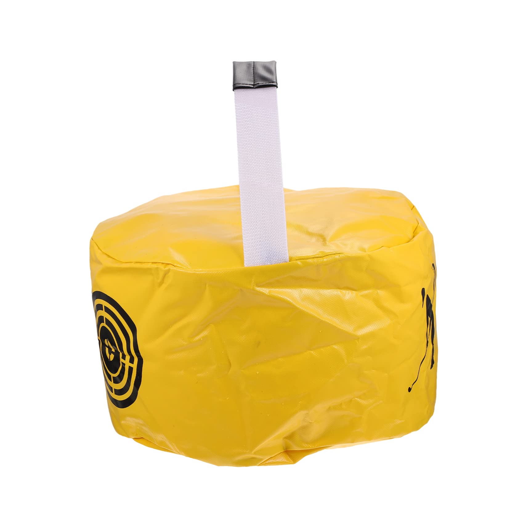 ibasenice Bolsa Precisión Amarillo Entrenamiento de Swing en de Golf, PVC Ayuda de Práctica Segura Mejorar la Impacto para Casa Aire Libre