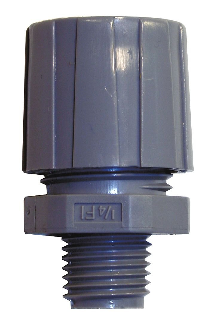 Hubbell SHC1003CR Kellems Wire Management Cord Connectors, Straight Male, Nylon, 1/4