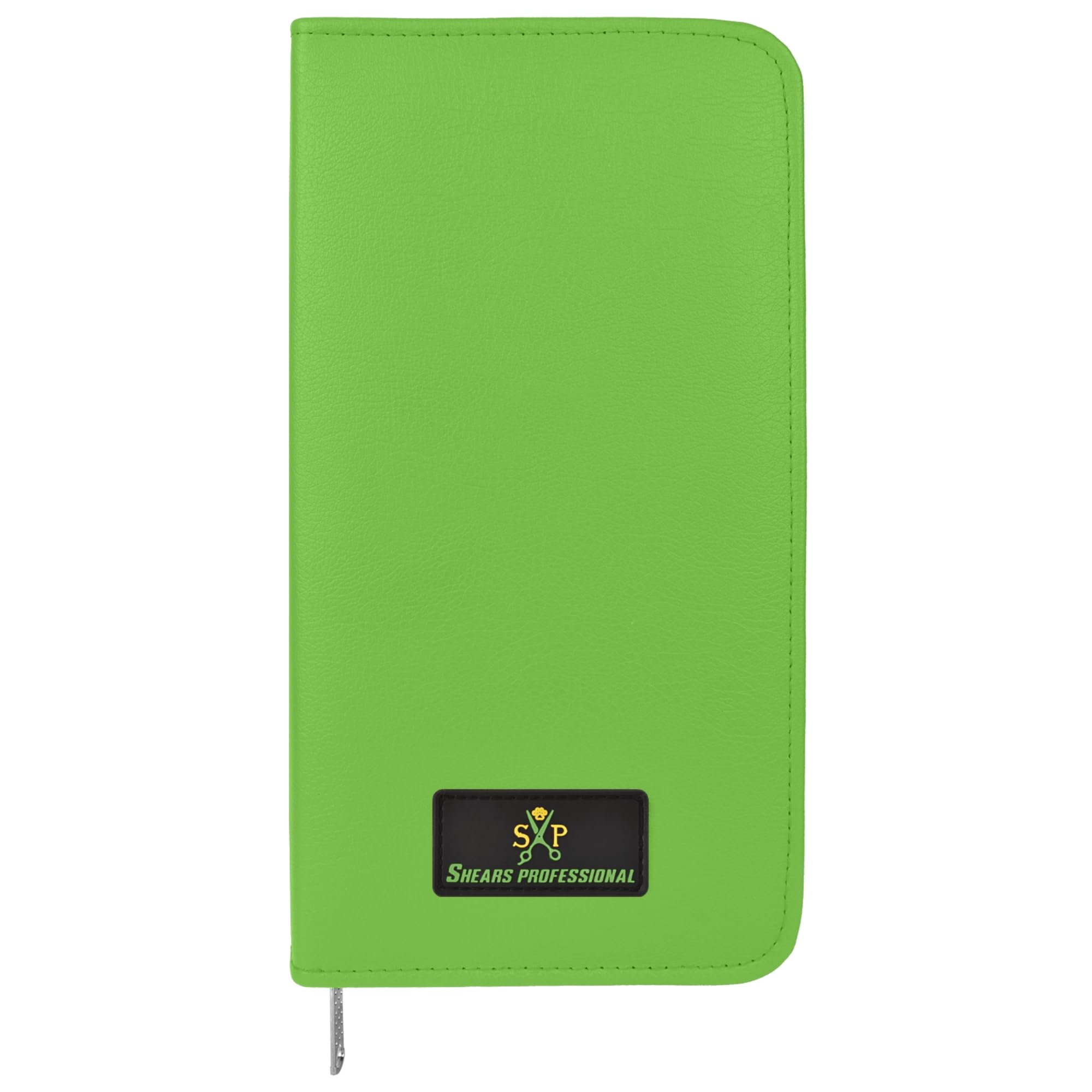 Shears Professional Leather 5 Scissor & Shear Storage Case for Hairstylist - Hairdresser -Scissor Holder Perfect for home-saloon use (Green)