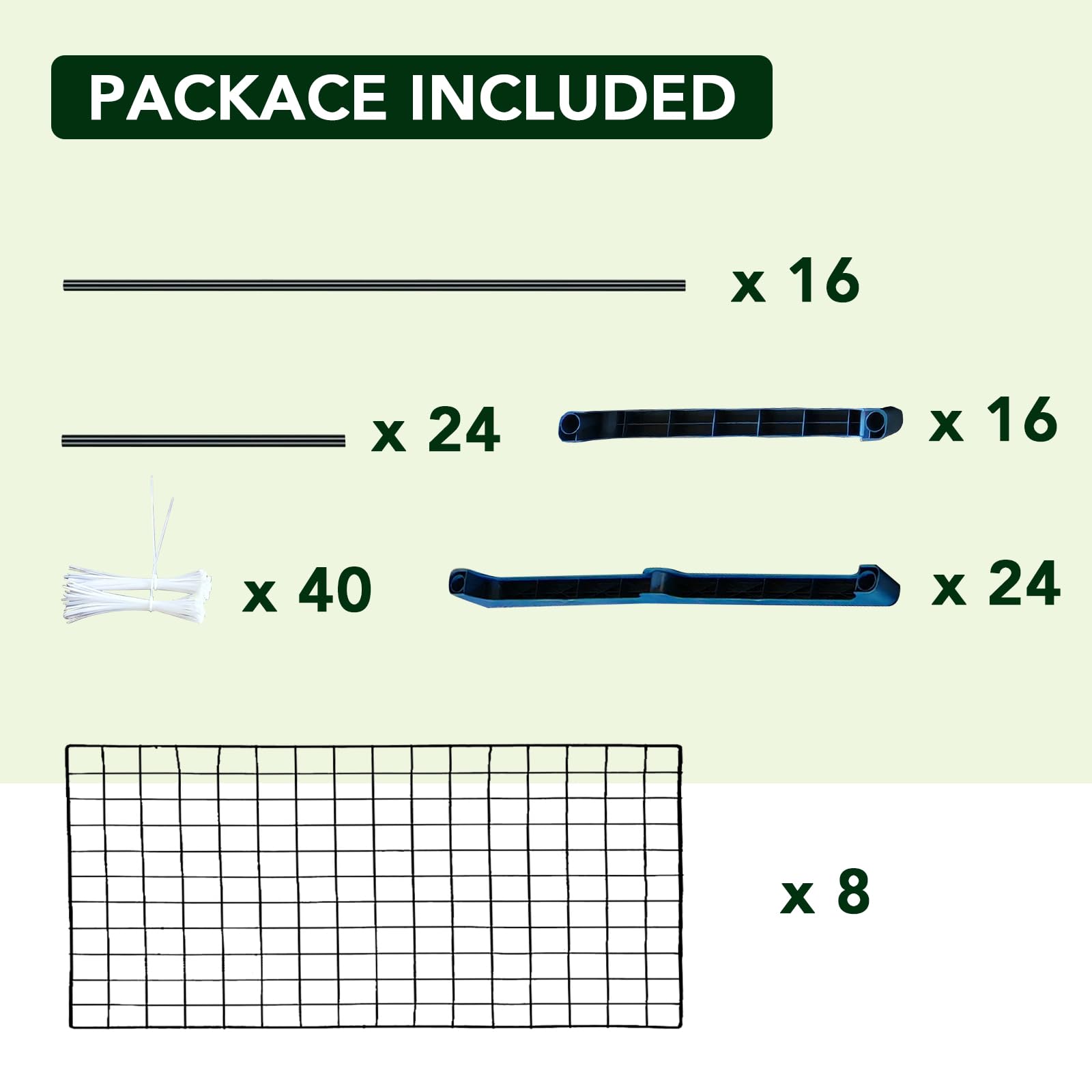 Pflanzenständer, 4 Etagen, 2 Stück, Pflanzenregal, Gewächshausregale für Pflanzen, Blumentopfhalter für Zuhause, Balkon, Hof, drinnen und draußen, 88,9 x 30,5 x 106,7 cm