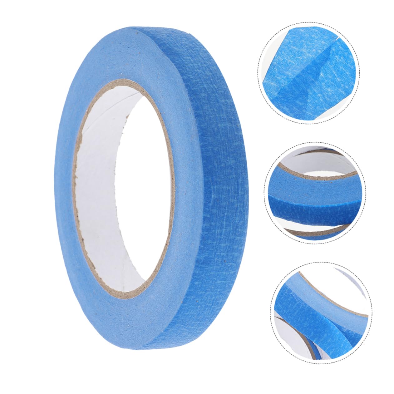 SHINEOFI 3 Set Nastro Per Pittori Masking Tape Virata Chiaro Nastro Adesivo Dispenser Per Mascheratura Nastro Adesivo Per La Pittura Nastro Da Disegno Carta Blue 6 * 3