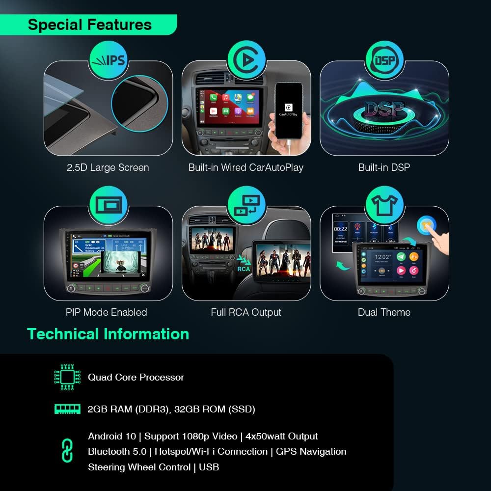XTRONS PSP10ISL Special Features Overview