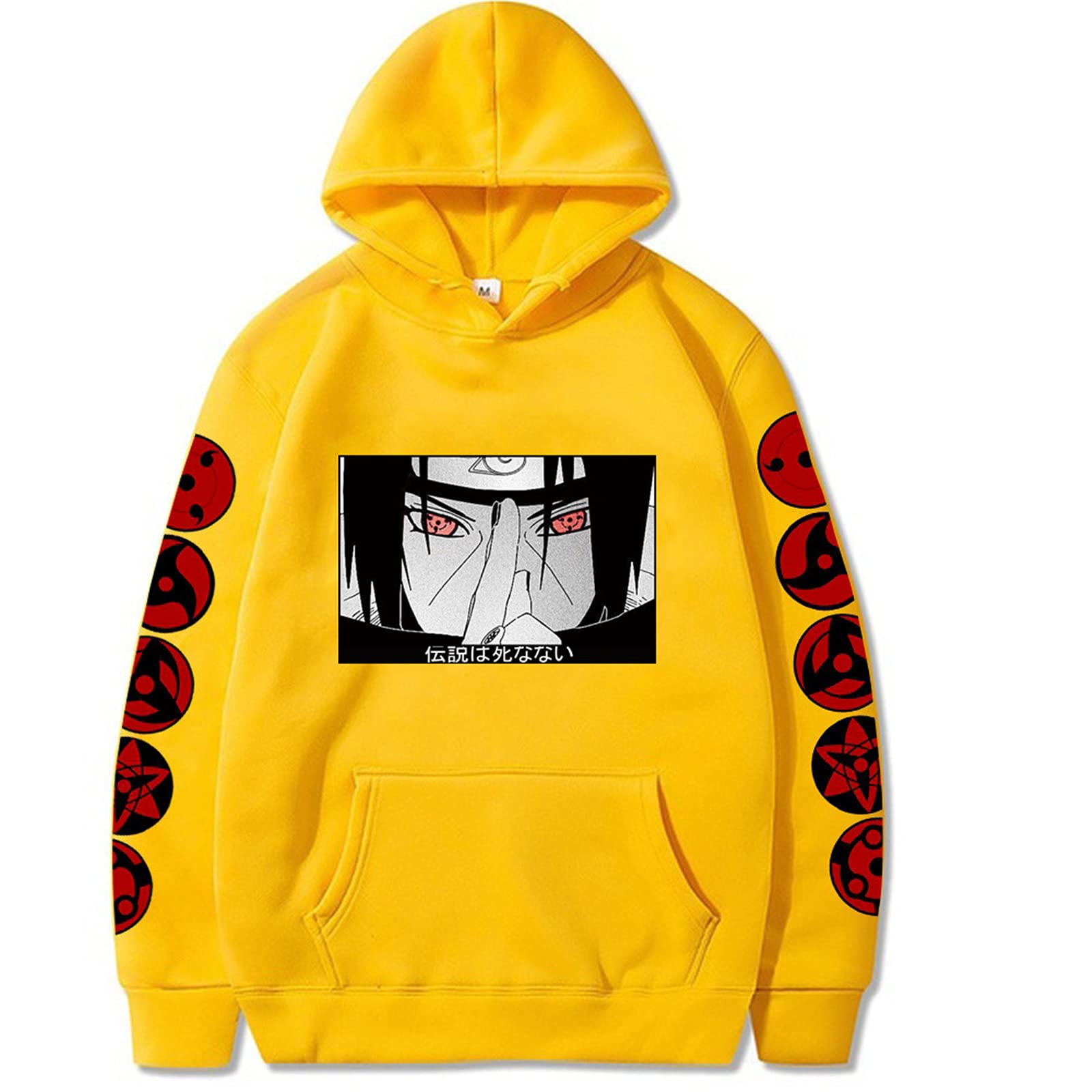 Buy Naruto Itachi Hoodies,Casual Anime Boys Girls Naruto Shippuden Akatsuki  Cloud Hoodie Long Sleeve Pullover Sweatshirt for Men Women,Yellow,L Online  at desertcartINDIA