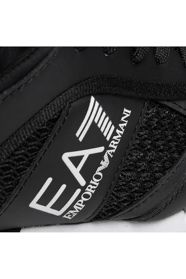 Amazon.com | EA7 Men's Woven Trainers, Black, 7.5 US