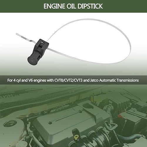 Miniatura 3 de 1 varilla de medición de aceite de transmisión de automóvil, indicador de nivel de aceite del motor, pieza de repuesto 31086-JA00A, herramienta de