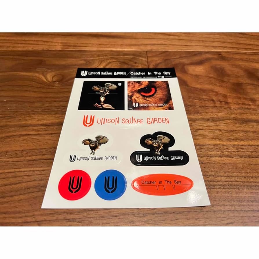 Amazon.co.jp: UNISON SQUARE GARDEN クリアステッカー : Toys