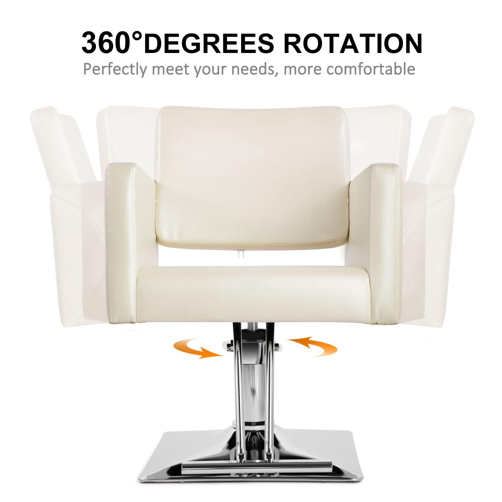 Friseurstuhl, höhenverstellbar, hydraulischer Friseurstuhl, Allzweck-Beauty-Spa-Ausrüstung, maximale Tragkraft 150 kg