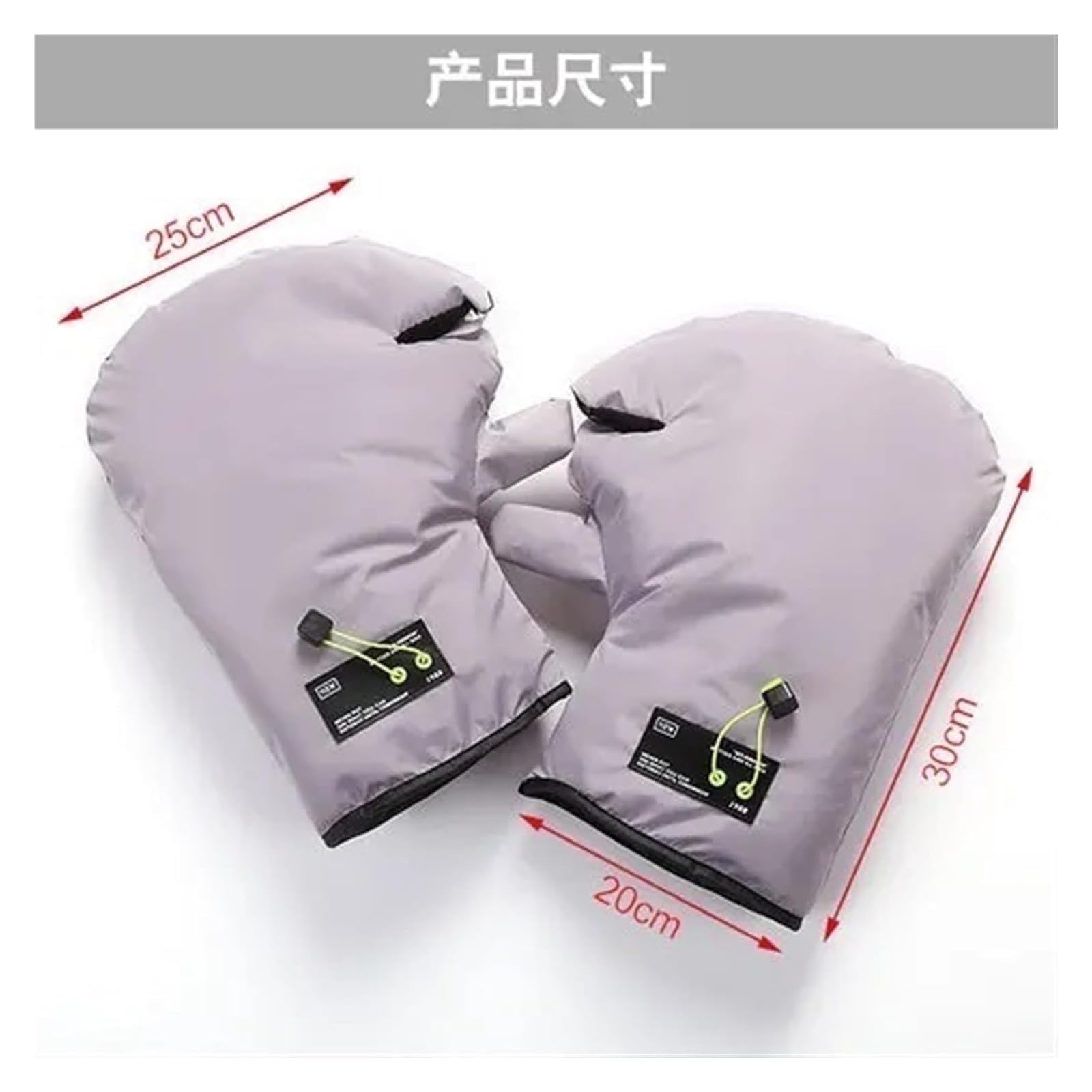 Chauffe-Guidon, Gants de Guidon, Gants de Guidon de Moto, Coupe-Vent, couvertures en Velours Chaud d'hiver pour Moto, Scooter, véhicules électriques