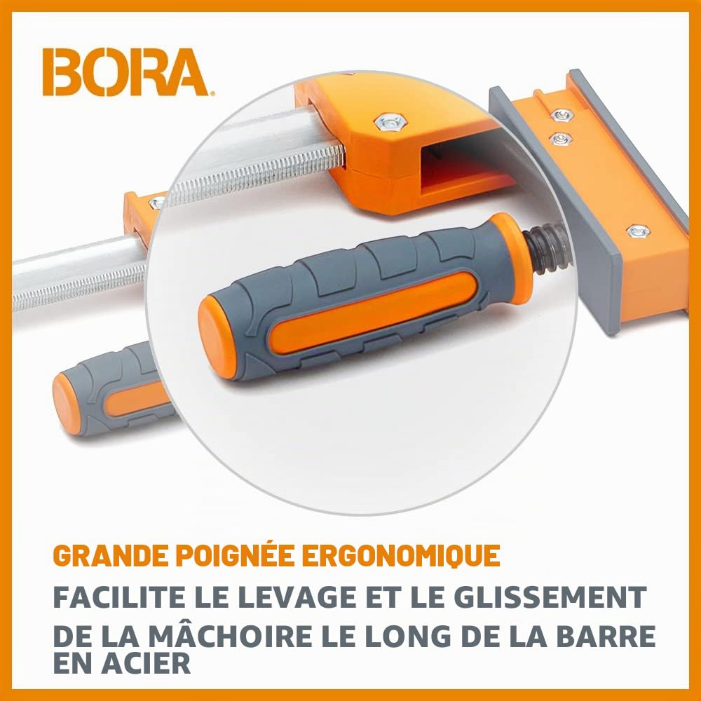 Bora Lot de 2 colliers de serrage parallèles de 101,6 cm, 571140T
