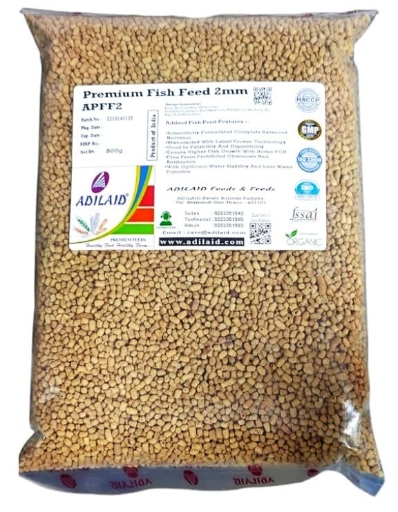 ADILAID Premium Floating Fish Feed Pellet (2mm) 800 GMS for Young, Adult, Senior Fish (B0BJ758RSY) Amazon Price History, Amazon Price Tracker