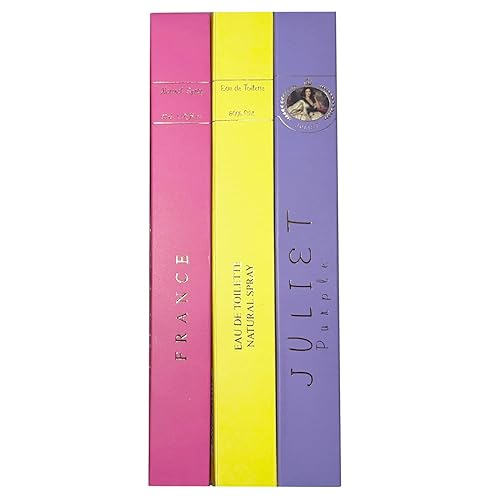 Miniatura 3 de META-BOSEM Fragancia de tamaño de viaje morado/amarillo/rosa para mujer, Eau de Toilette natural, maravilloso regalo, uso diurno e informal, para