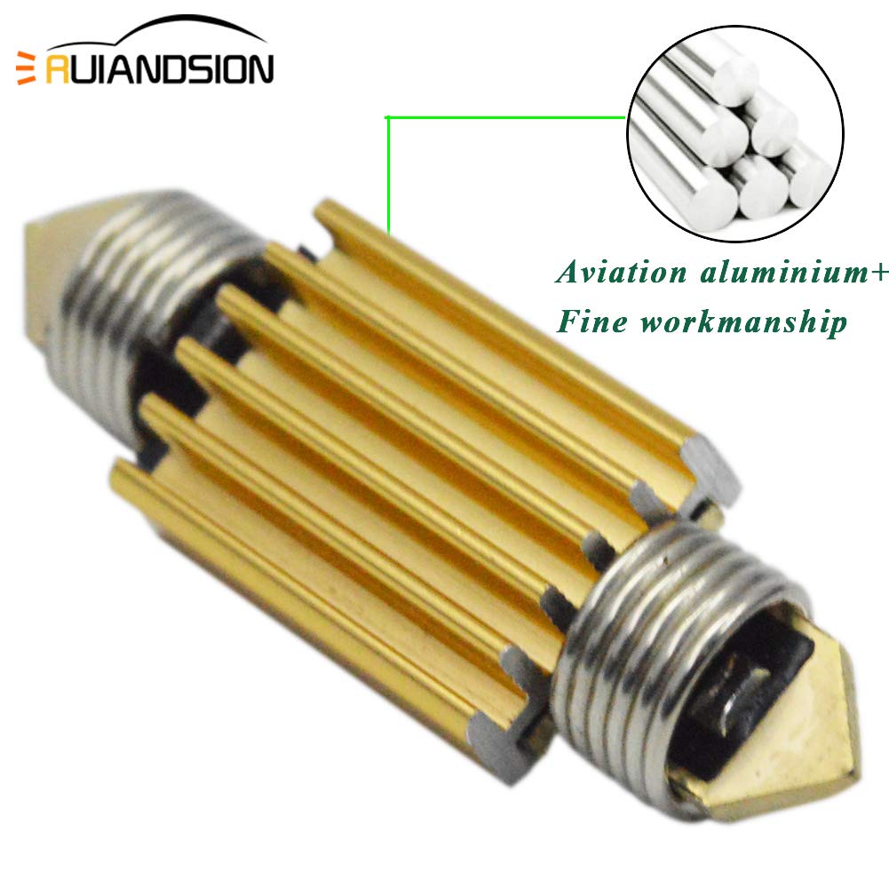 Set Di 2 Lampadine LED Festoon 39 Mm 10-30 V Super Luminose Per Auto, Senza Errori Canbus, Ideali Per Interni E Targa