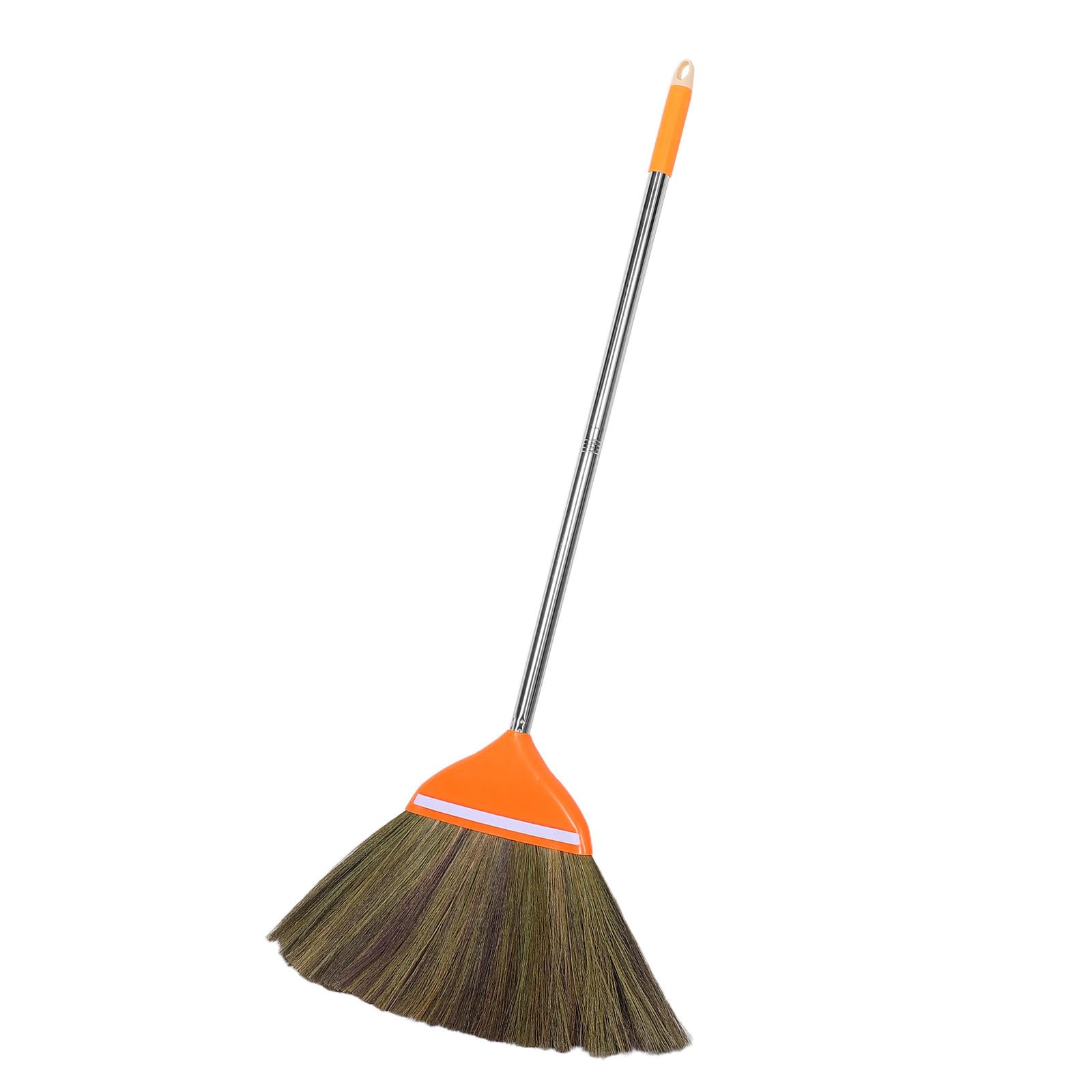 Escoba tradicional de paja natural Toyvian con mango de 106cm para el hogar
