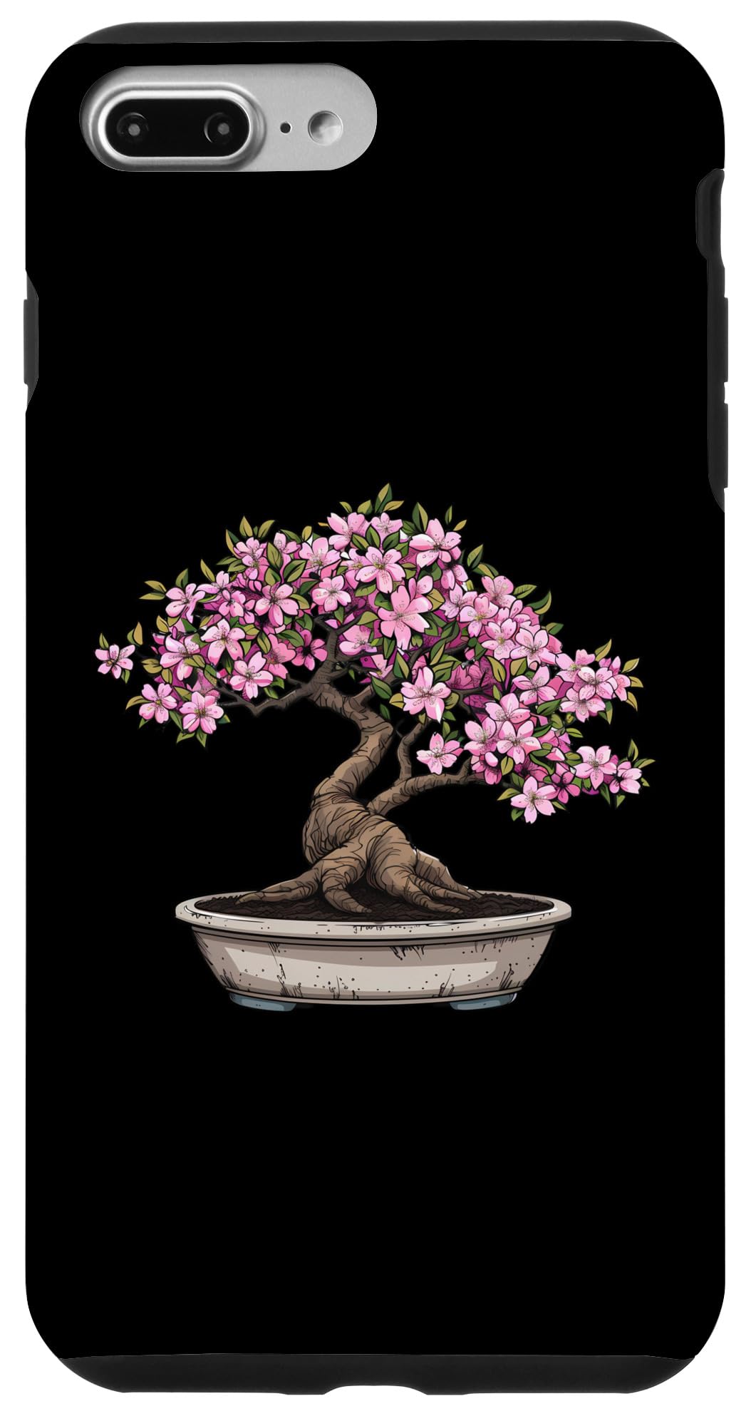 Amazon.com: iPhone 7 Plus/8 Plus Bonsai Tree Sakura Tree Cherry Blossom  Japanese Bonsai Tree Case : Cell Phones & Accessories