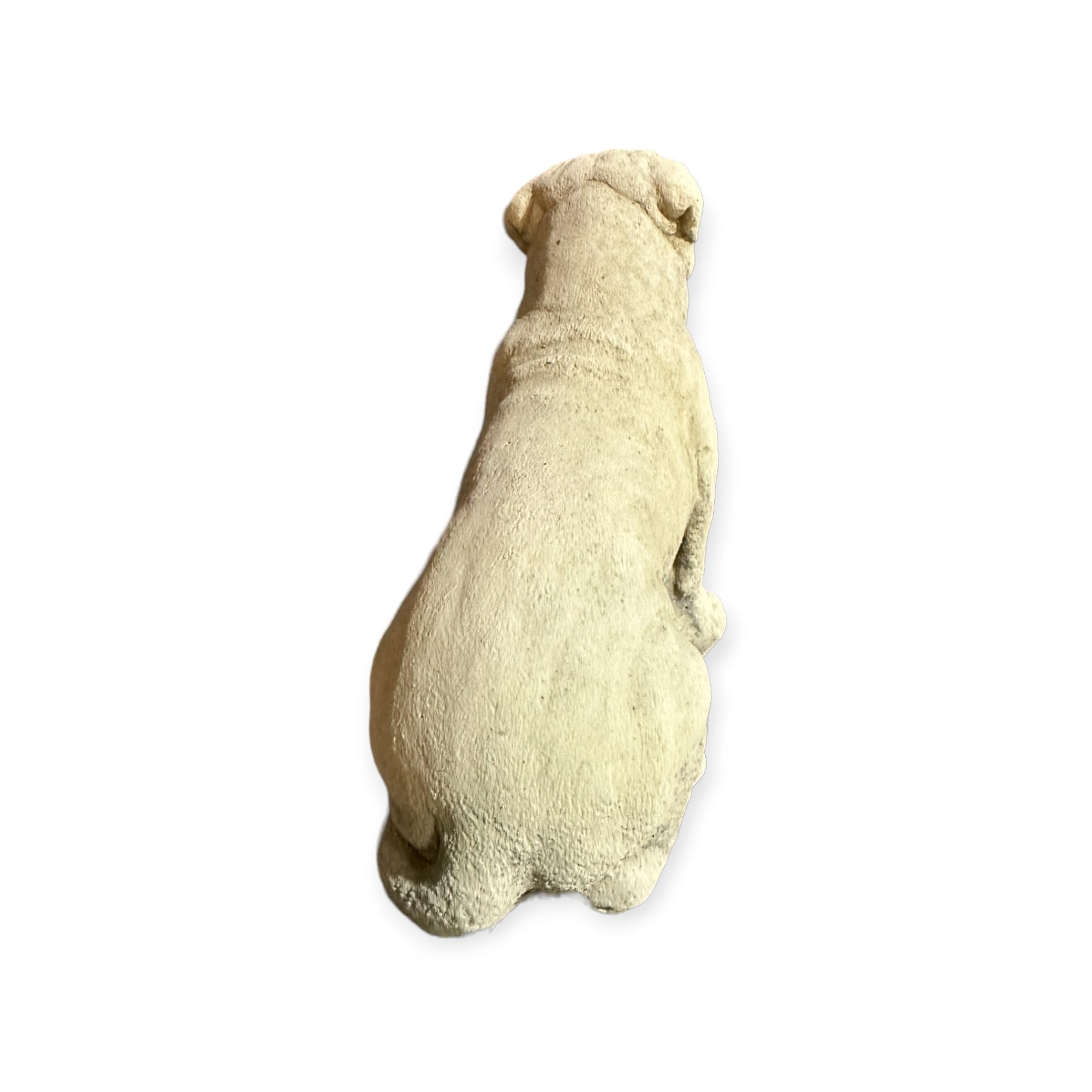 OriginalPaul Skulp & Betondesign Großer Labrador Charly | Frostsichere Gartenfigur Aus Massivem Steinguss | 49x33x19 Cm, 23+ Kg