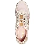Michael Kors Womens Mabel Fashion Shimmer Casual and Fashion Sneakers, Bae Multi, 7.5
