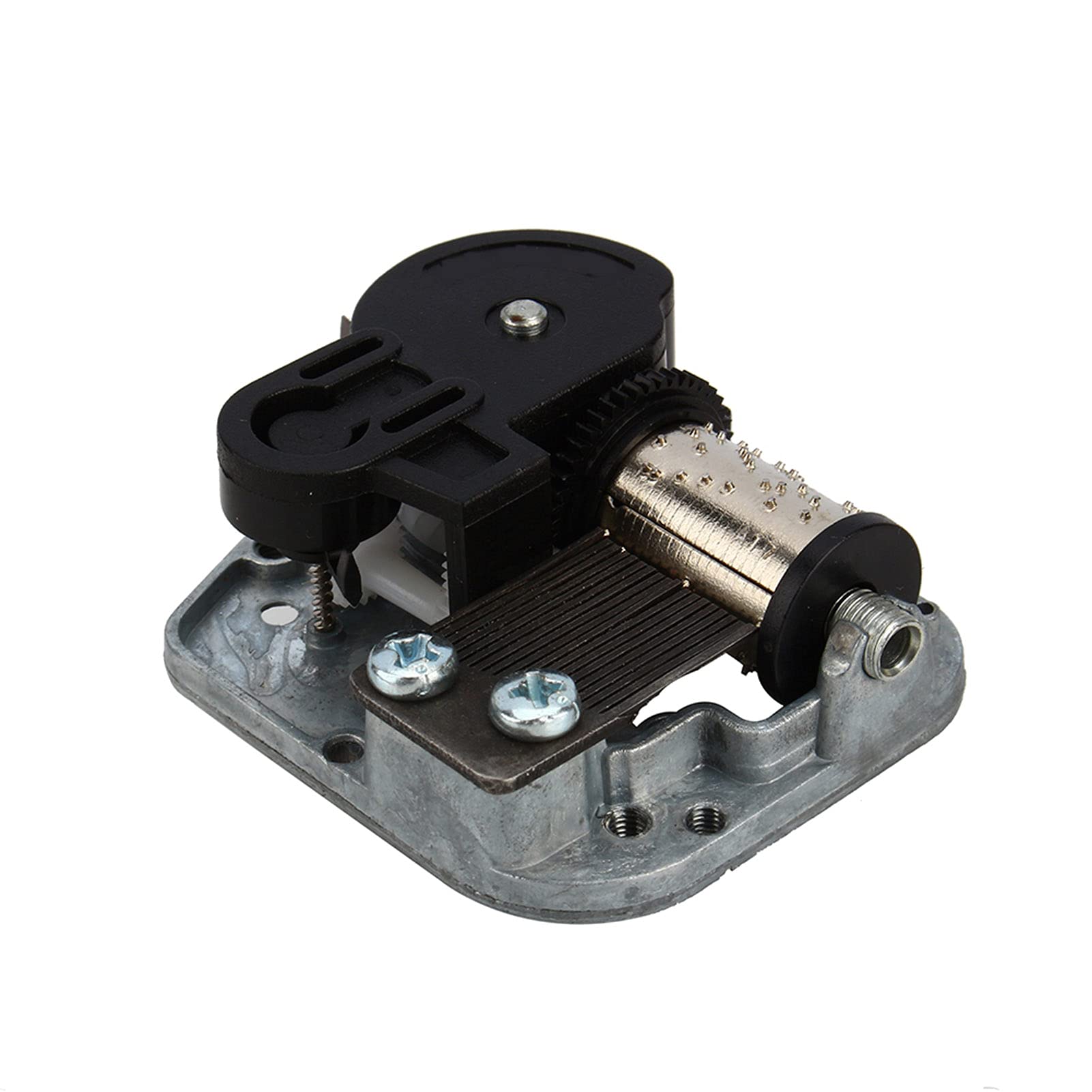 Wakects Molla del Carillon, Carica Musicale in Lega + Plastica a Manovella, Movimento del Carillon, Accessori di Ricambio, Meccanismo a Orologeria per Il Carillon Presente, 45 X 50 X 20 Mm per Alice