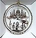 Wizard of Oz Emerald City Yellow Brick Road Ornament Brass