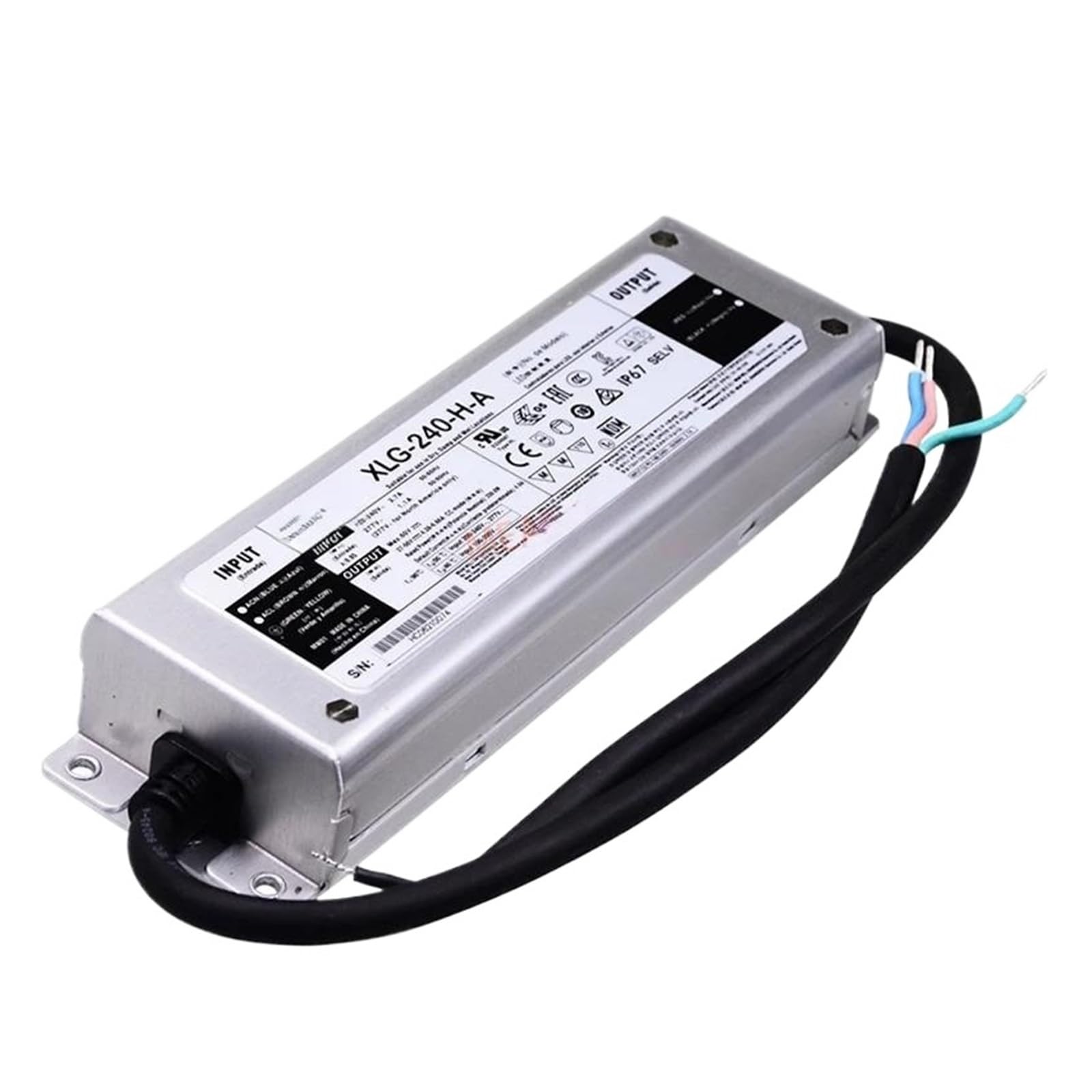 JNURGWLYH 240W Constant Current Mode Driver Switching Power Supply XLG-240-L-A XLG-240-M-A XLG-240-H-A(XLG-240-M-A)
