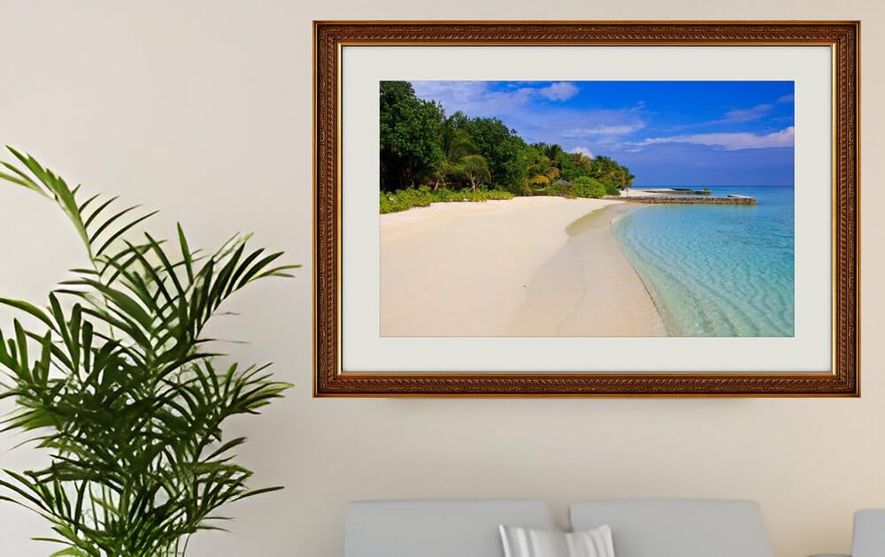 JVERF - JZZG34960 Maldives Lagoon Blue Paradise| Self-Adhesive