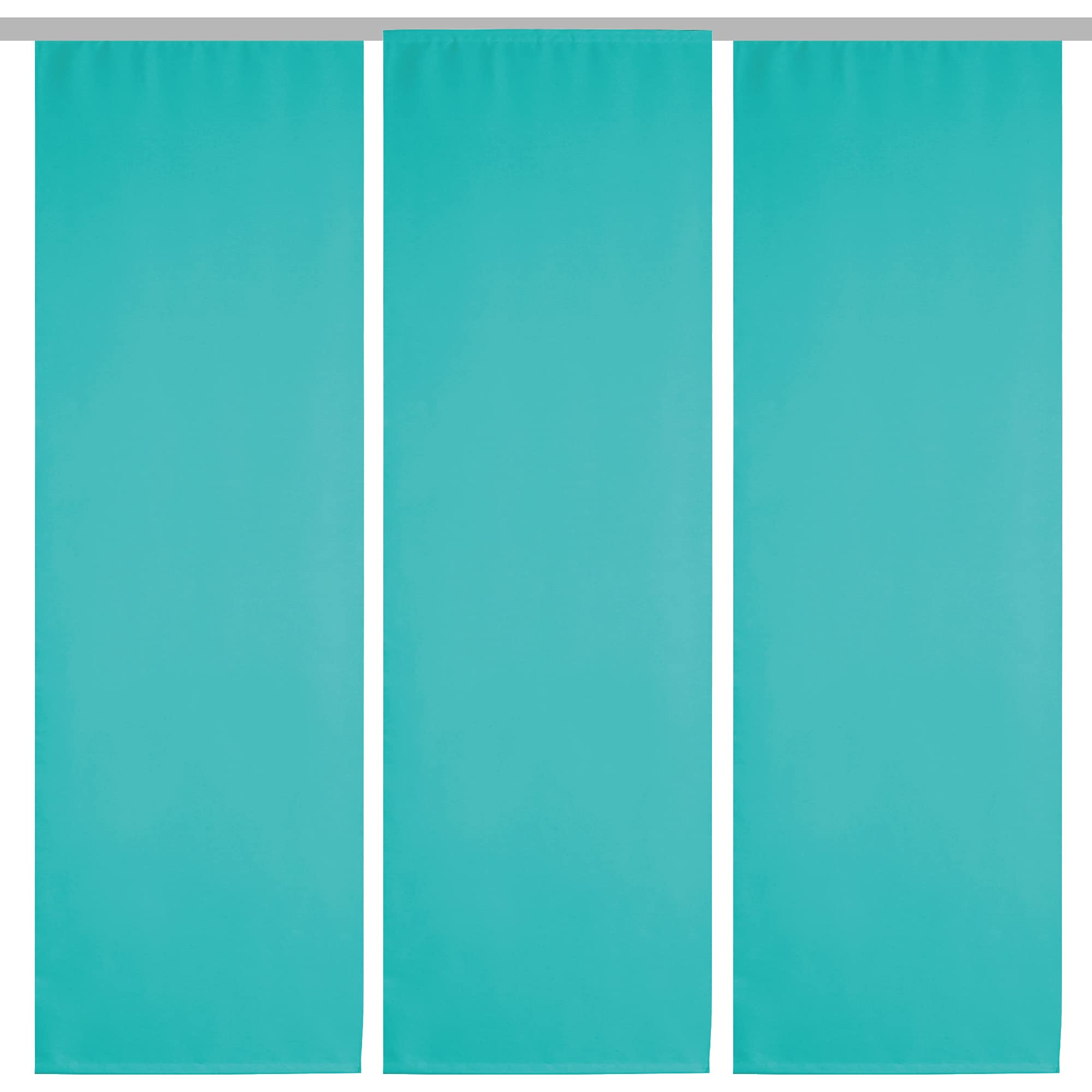 Bestlivings Blickdichter Flächenvorhang/Schiebevorhang (3er Pack) mit Technik - 60x245cm (Breite x Länge), Fertiggardine Alessia in vielen Farben