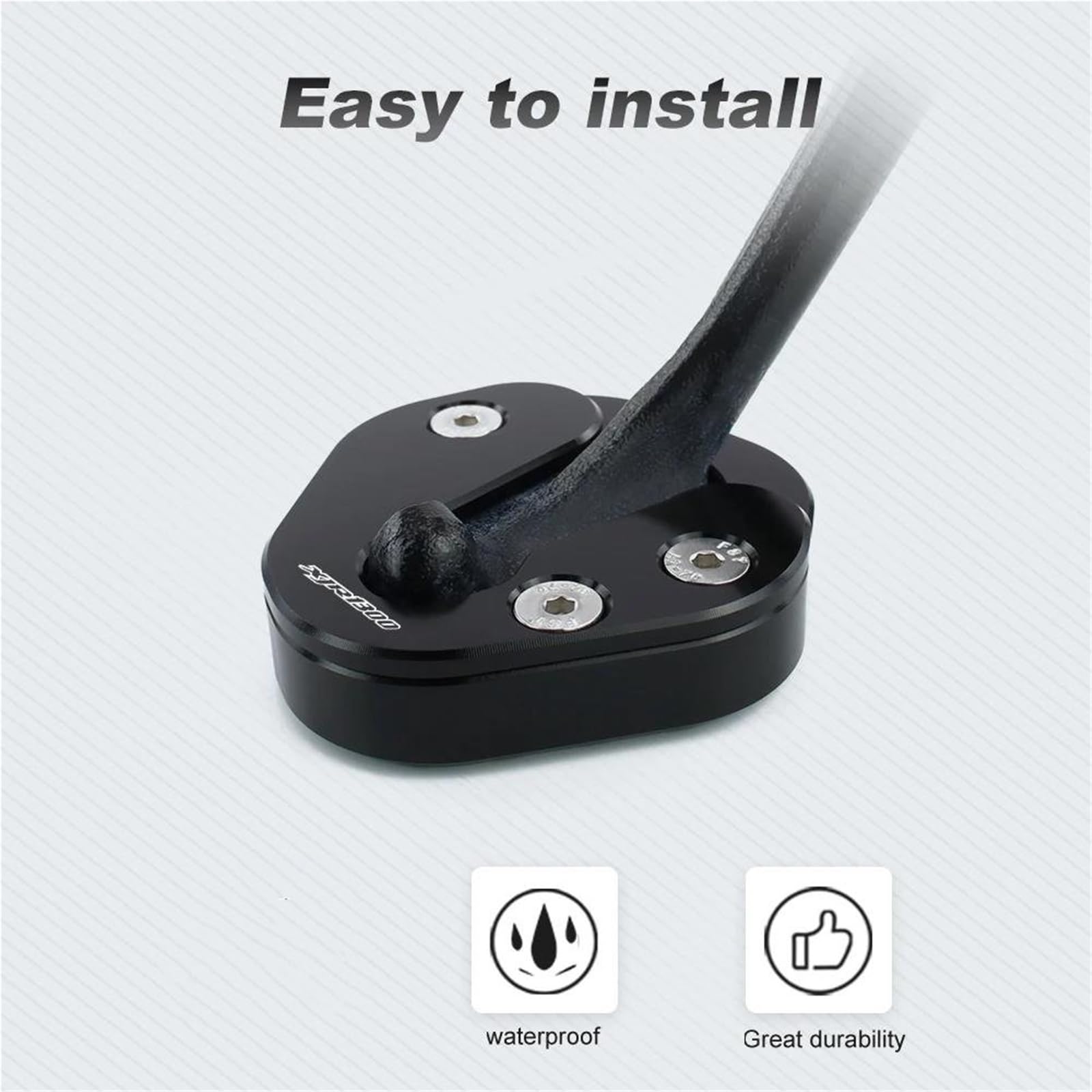 Rivestimenti Laterali Moto Cavalletto Cavalletto Laterale Piede Estensione Ingranditore Piastra di Supporto Pad per Y&amaha XJR1300 XJR1300 2000-2013