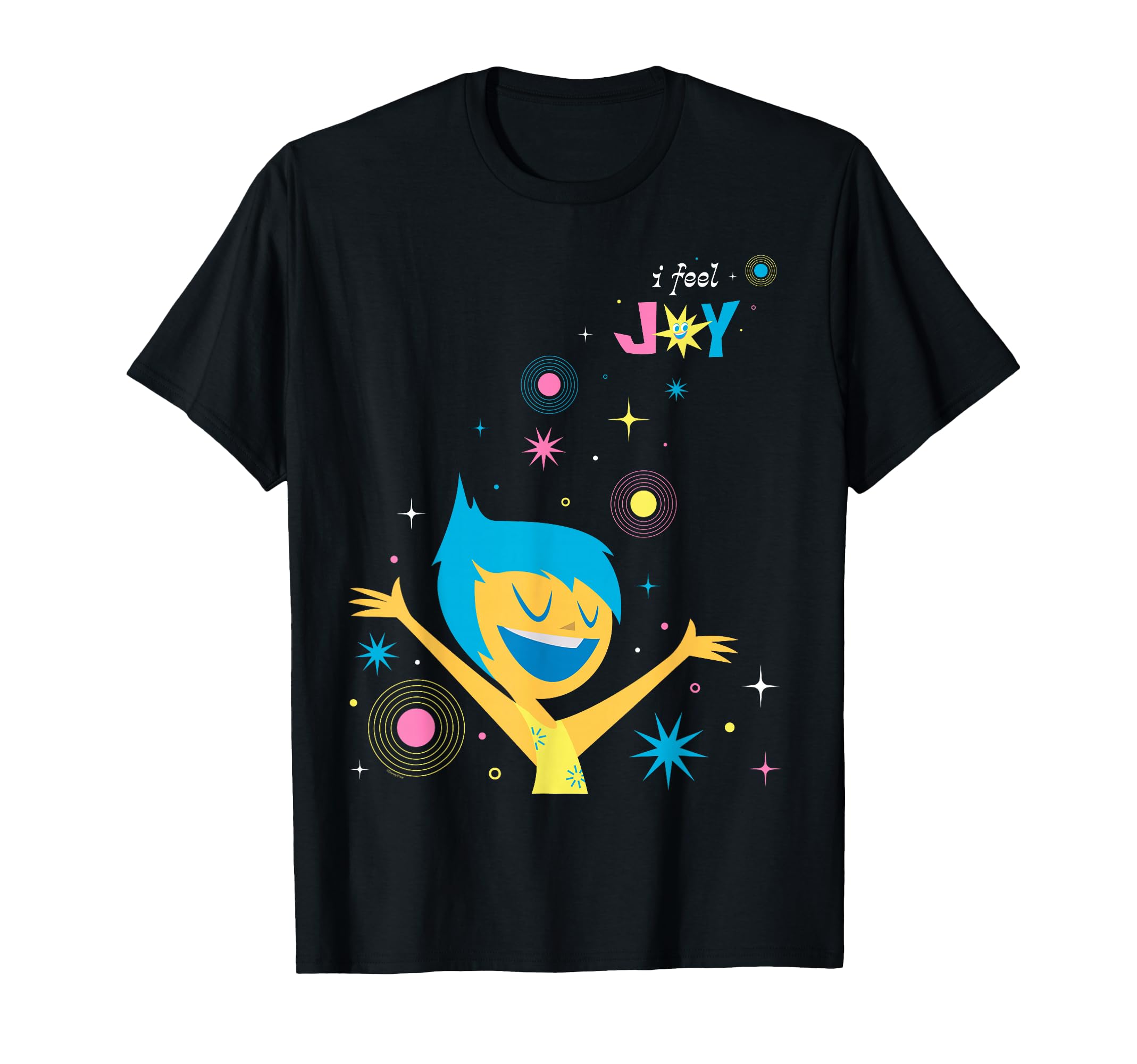 Disney and Pixar’s Inside Out 2 Happy Emotions I Feel Joy T-Shirt