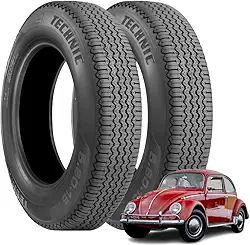 Kit 2 Pneus Carro Clássico (VW) Aro 15 | 5.60-15 T300 79P Technic
