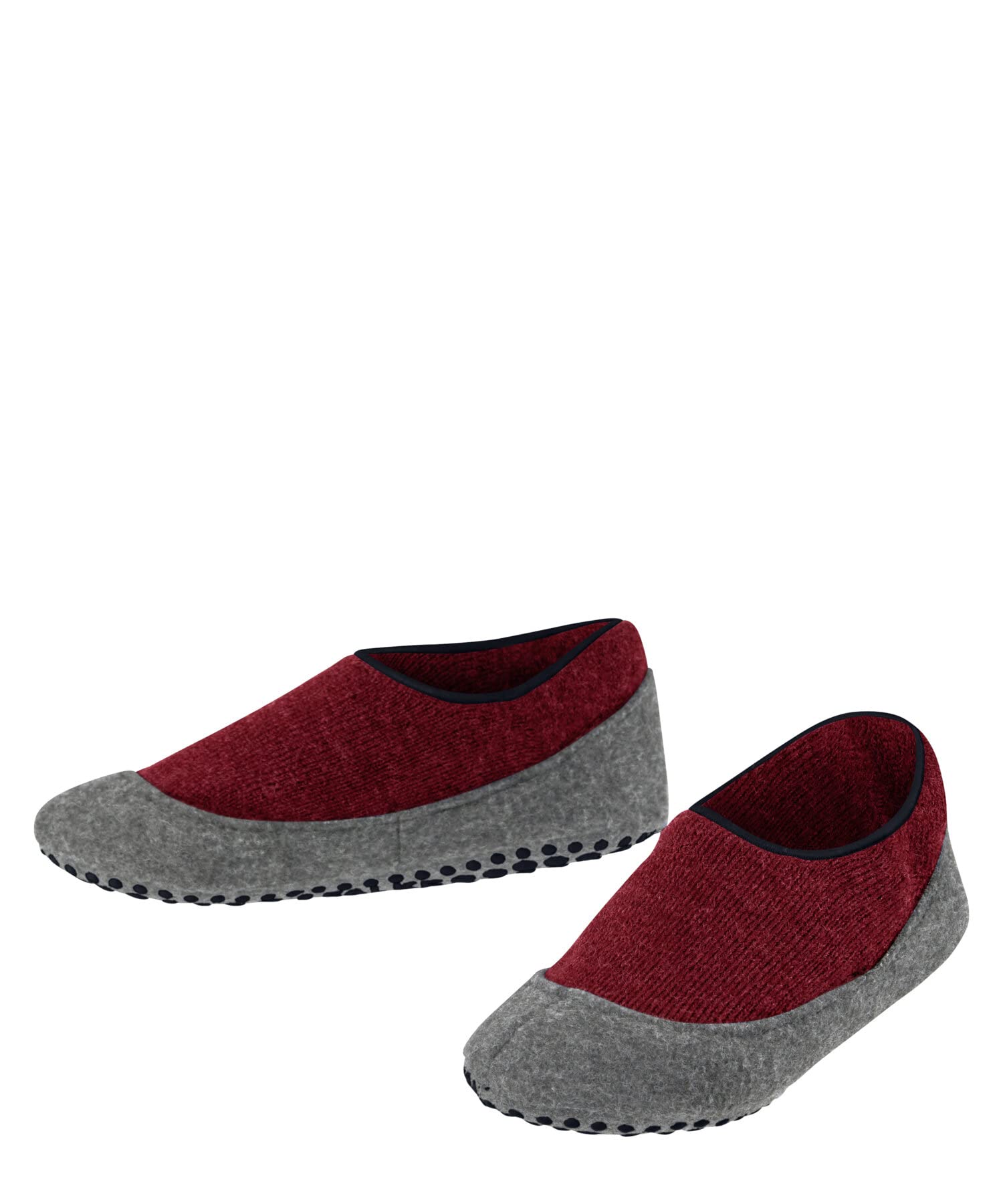 FALKE Unisex Kids Cosy Slipper K HP Wool Grips On Sole 1 Pair Grip socks, Pink (Red Pepper 8074), 4.5-5.5