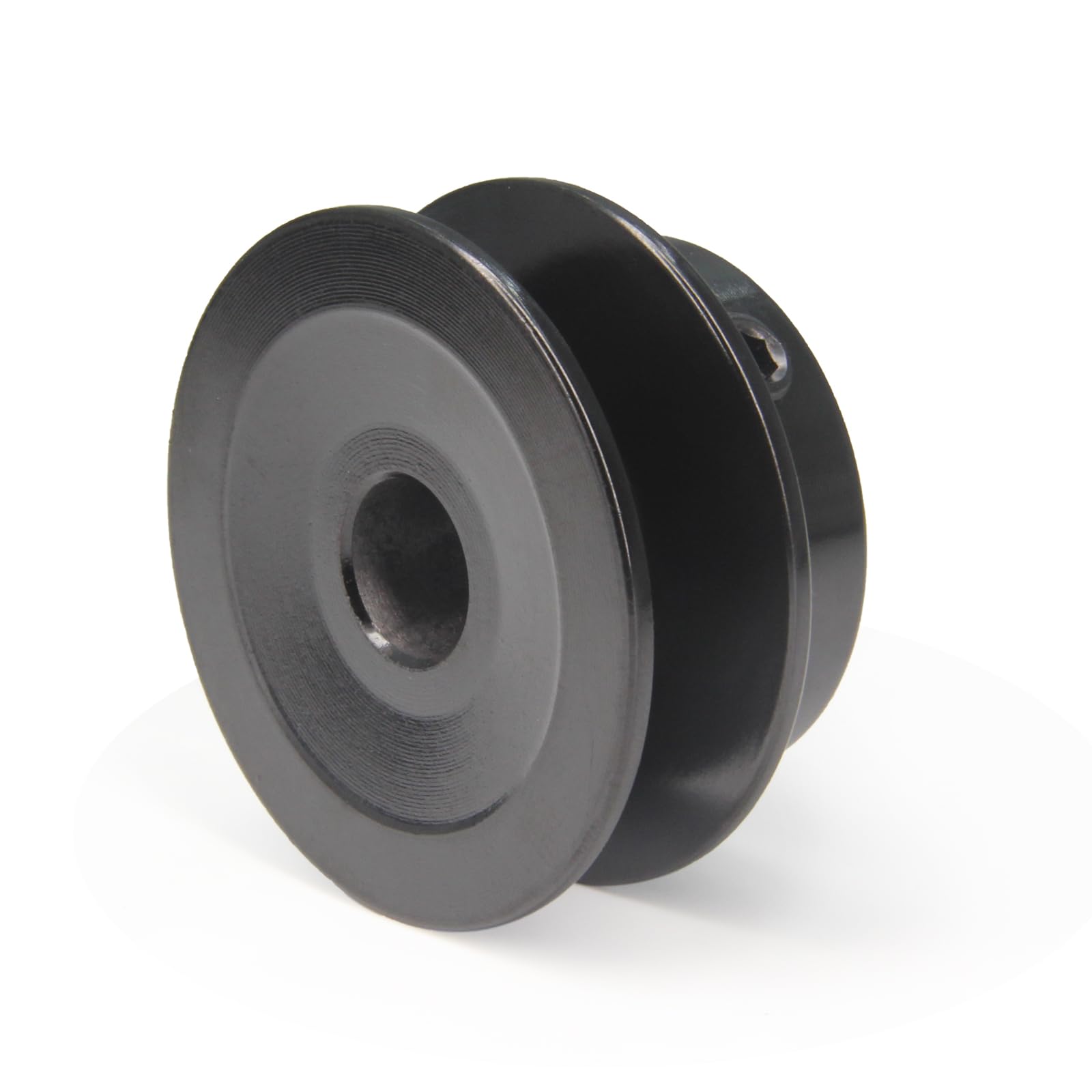 AK20-1/2" Bored Single Groove Web Sheaves 2.0" OD 1/2"Bore V-Belt Sheave Cast Iron Belt Pulley for V-Belt(AK20-1/2", Single Groove) — Amazon image 5