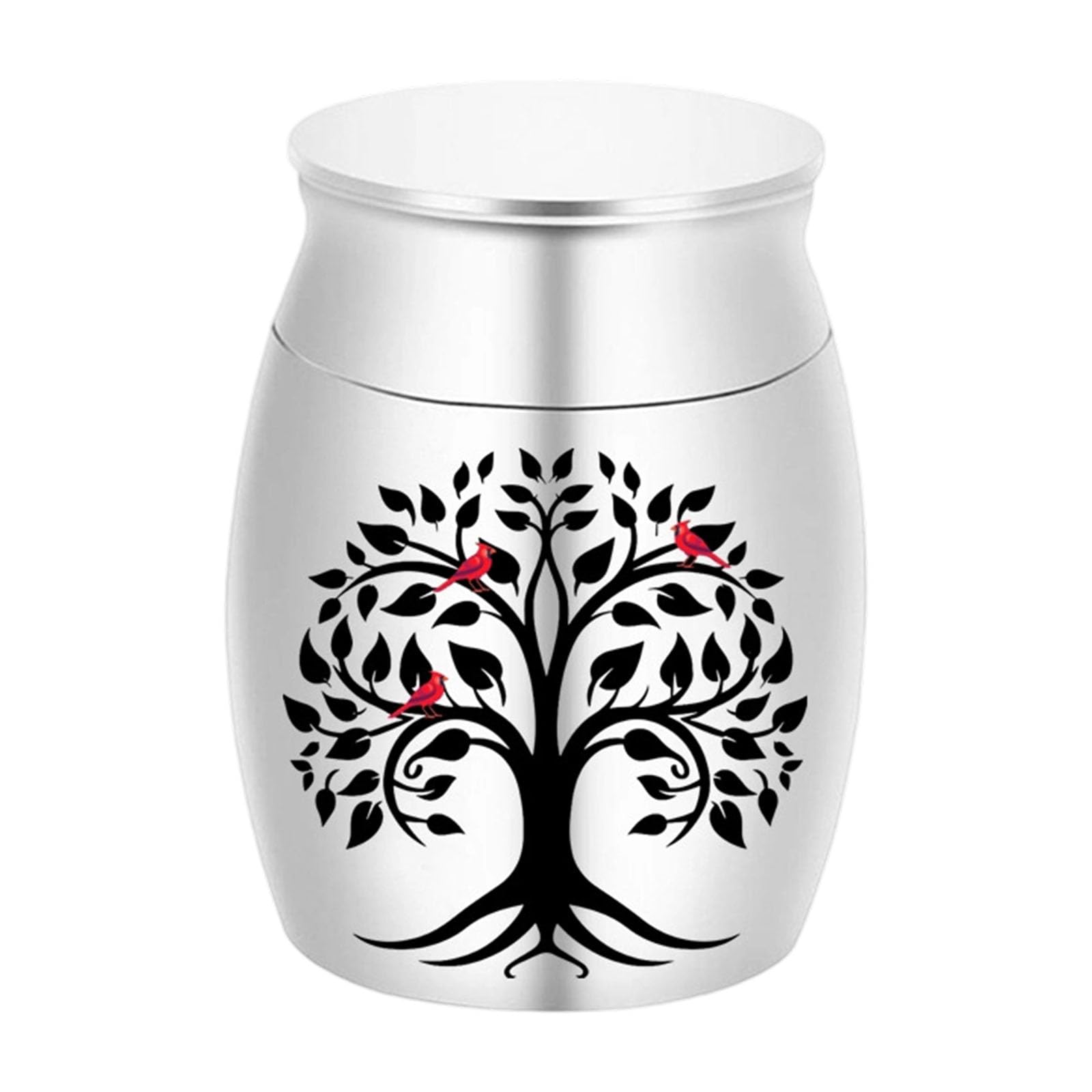 Tsophreniq Permanent Aluminum Pet Debris Jar Cenotaph Artifact Box with Protective Plan for Inside Display Decorative Pet Cremation Container