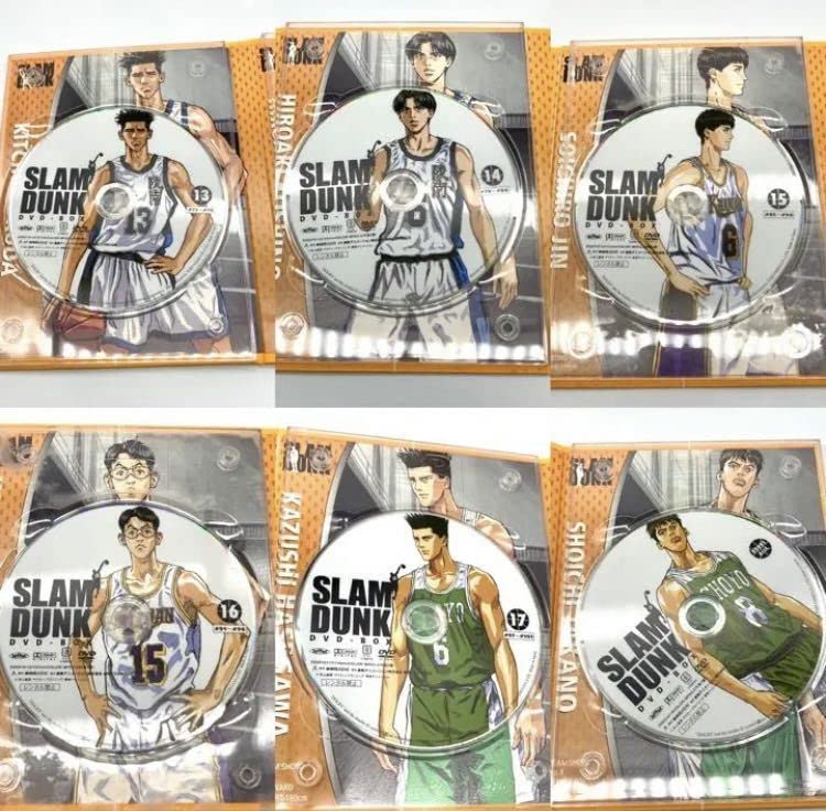 Amazon.co.jp: DVD-BOX SLAM DUNK 全17巻＋特典ディスク 18枚セット 