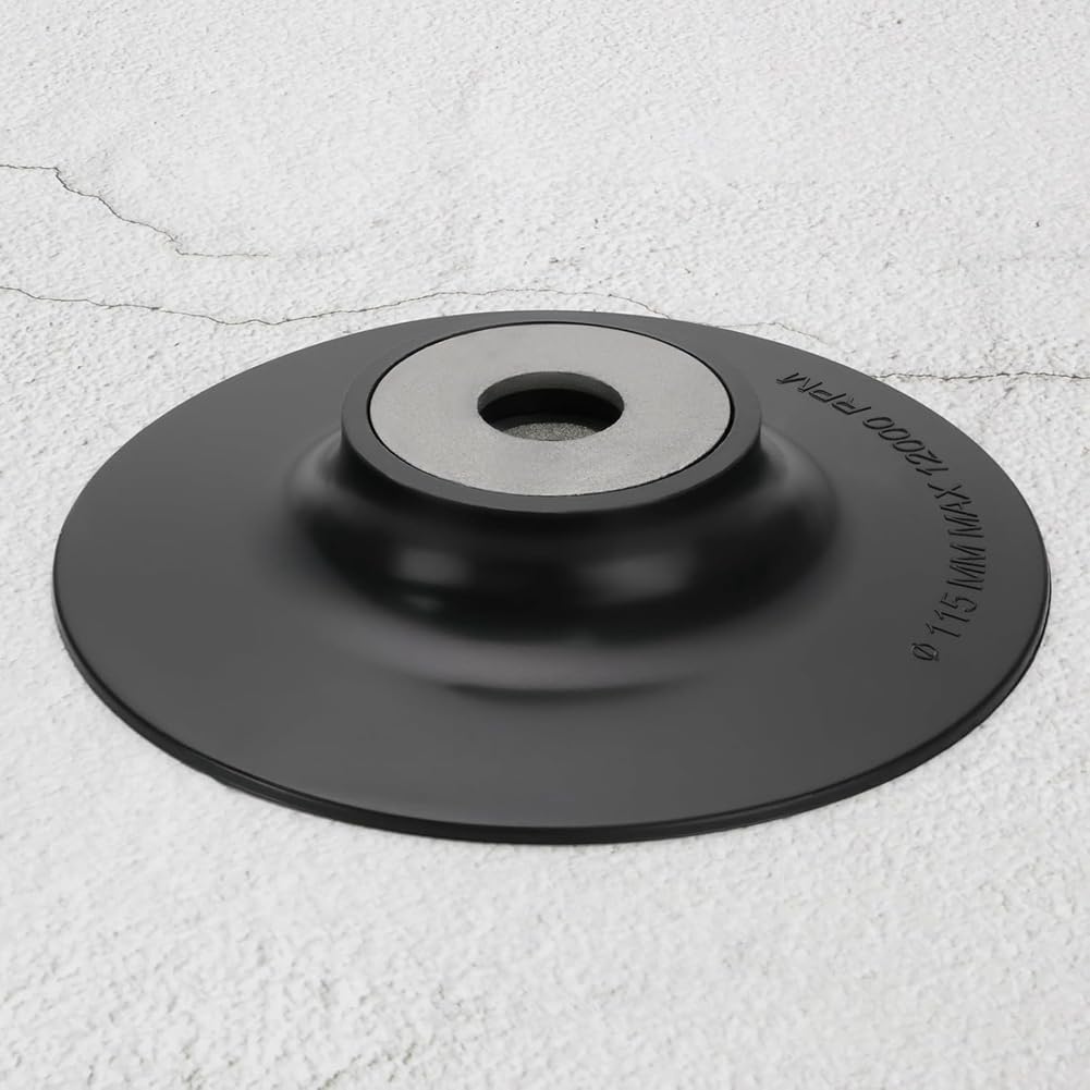 3 cuscinetti di supporto per smerigliatrice angolare in plastica, compatibili con smerigliatrice a disco con filettatura interna M14, diametro 115 mm