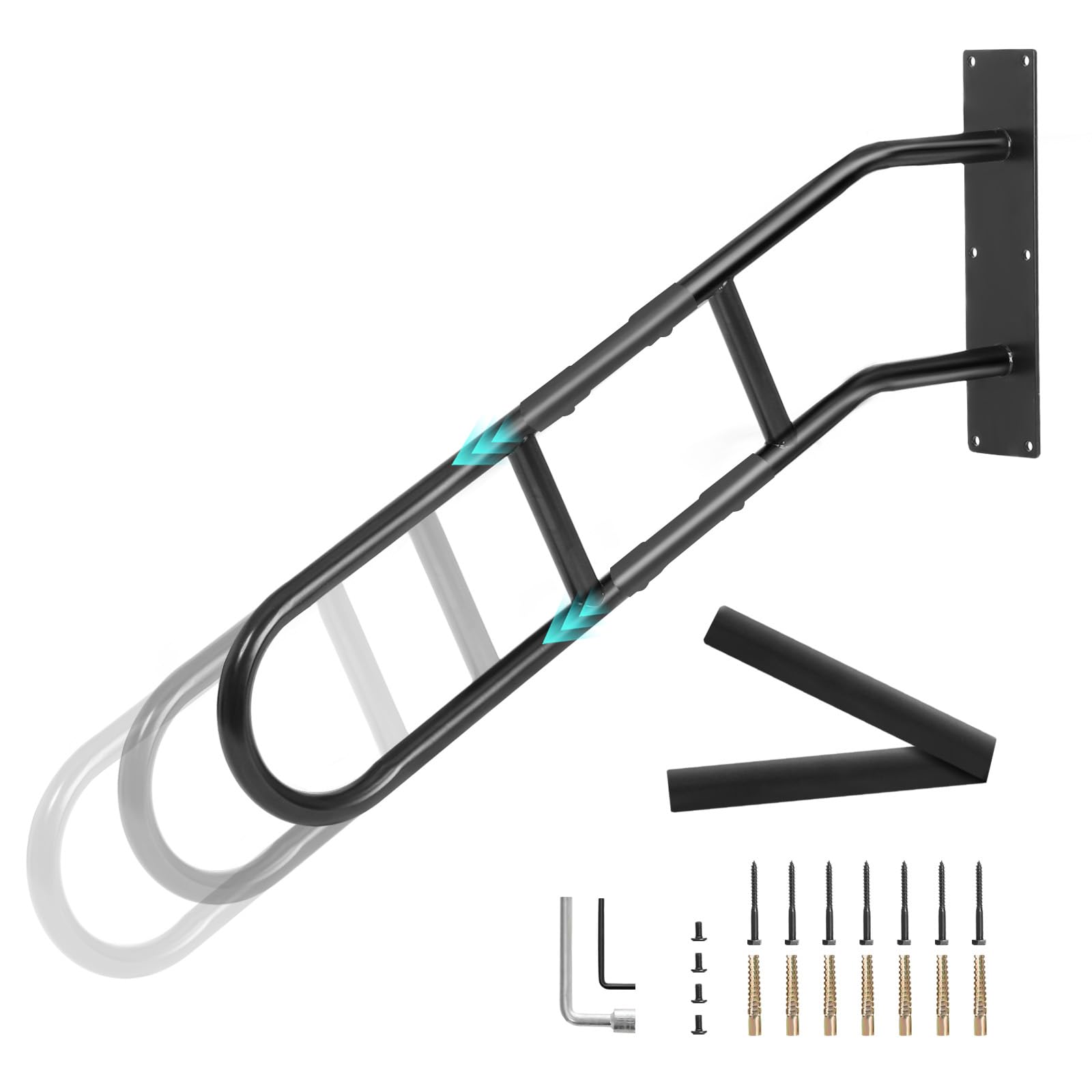 Photo 1 of BORuner Adjustable Handrail for 1-3 Steps