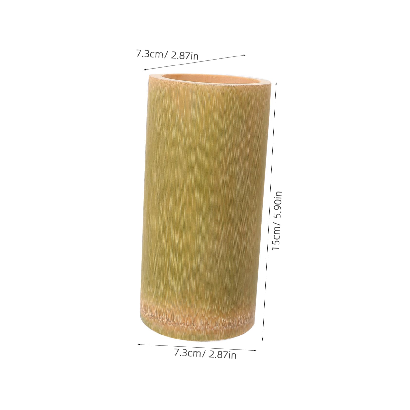 TINEASUR Mouthwash Cup Natural Toothbrush Holder for Bathroom Organization Lightweight and Portable Tumbler for Travel and Camping Rustic Design for Home Decor