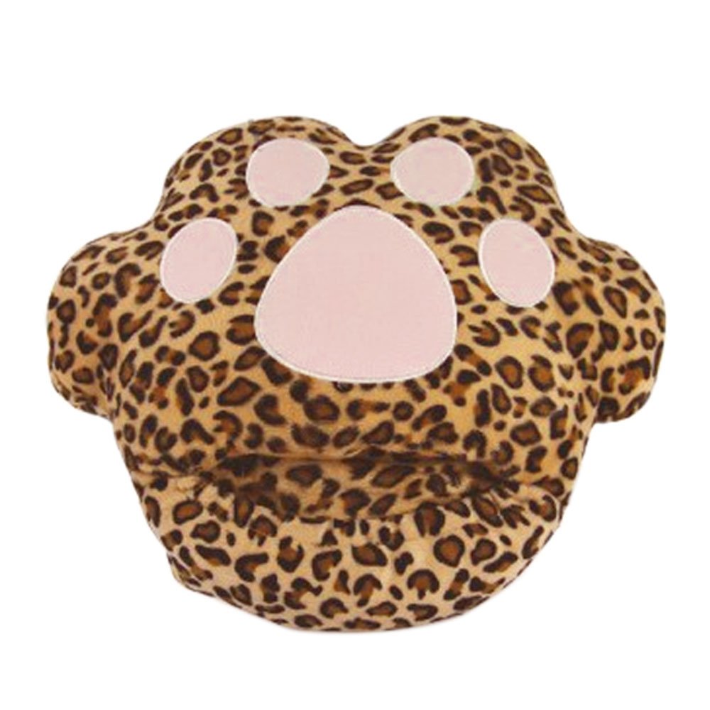 Cat Paw Style USB Foot Warmer Plush Heated Slippers Shoes Pillow