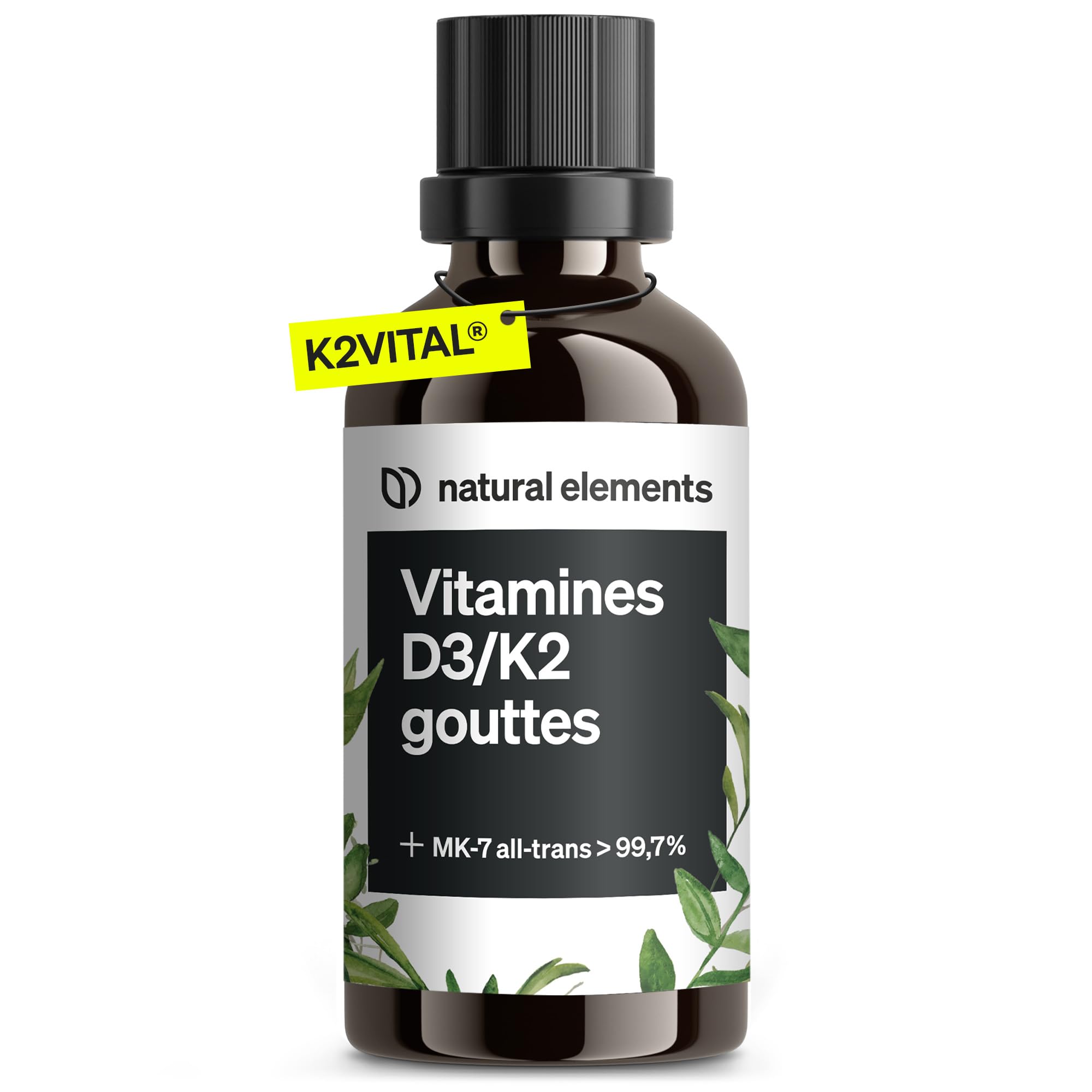 natural elements Vitamin D3 + K2 Tropfen 50ml
