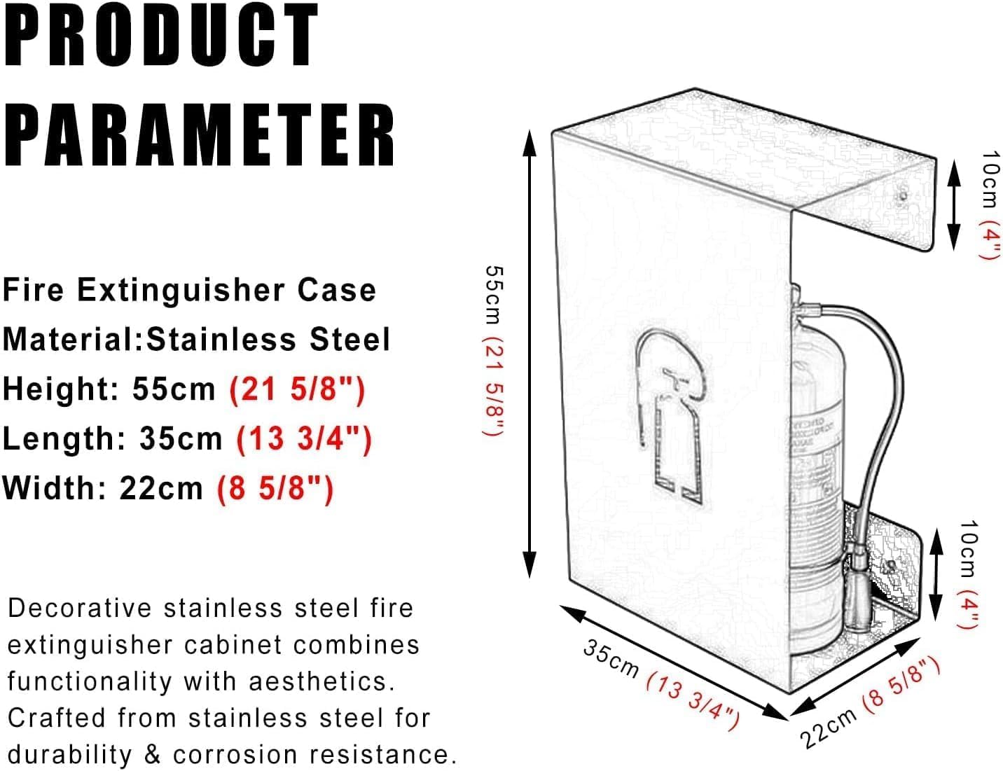 Extintor de incendios, Caja hueca for gabinete de decoración de extintor de incendios(White)