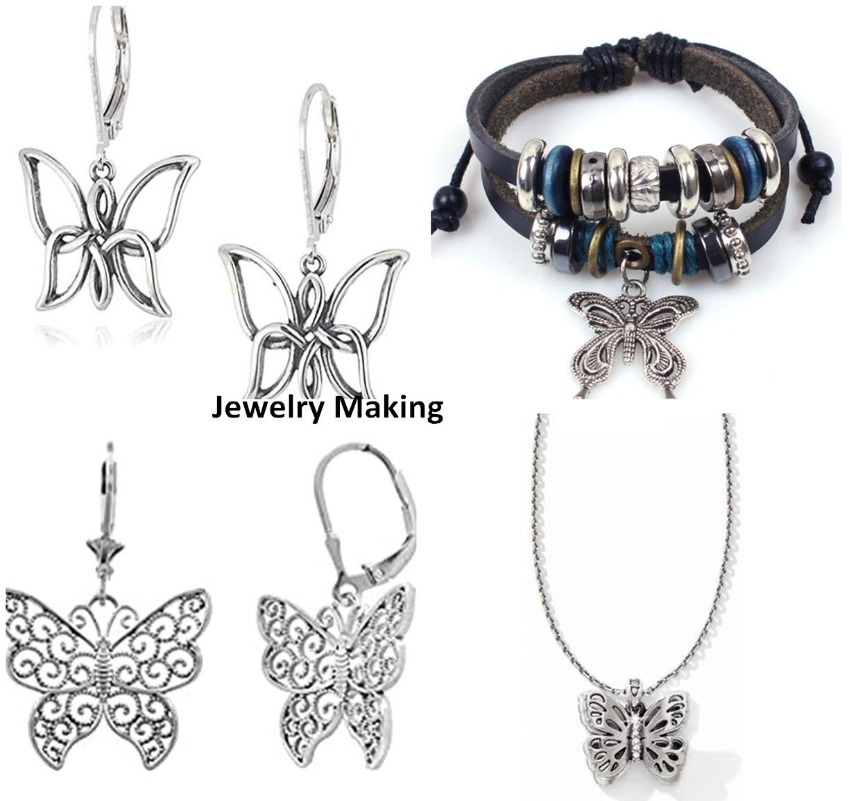 WYSIWYG 20 Pz Pendenti E Ciondoli 18x14mm Farfalla Vuota Pendenti - Foto 6