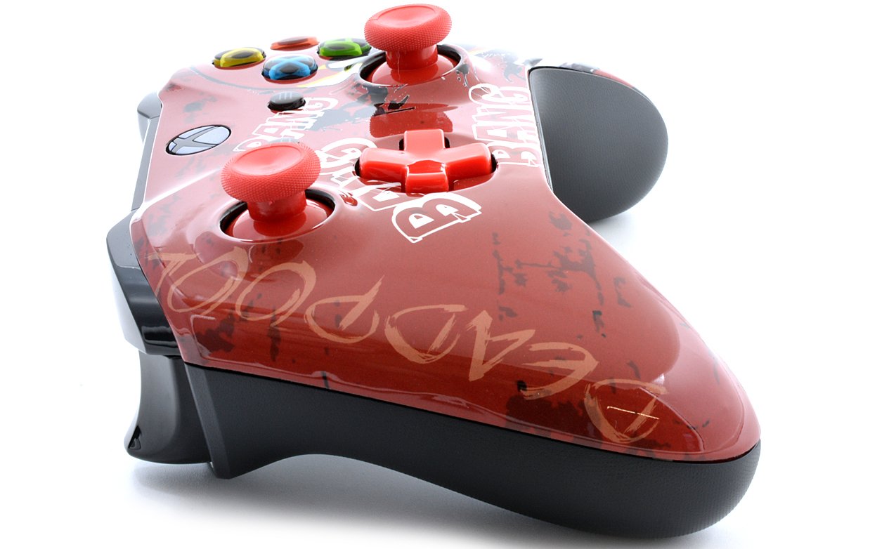 MODDEDZONE Rapid Fire Custom Modded Controller compatible with Xbox One S/X 40 Mods for All Major Shooter Games (3.5 mm jack) (Bang Bang)