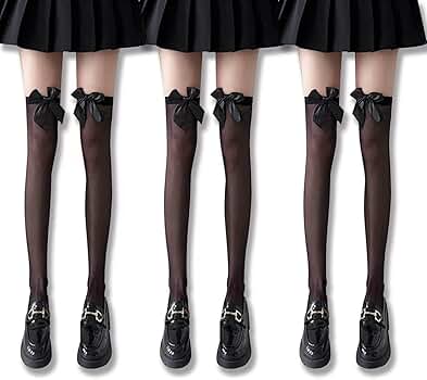 NODRESS 　レース　リボン　タイツ　ストッキング　ホワイト/ブラック NODRESS レース リボン タイツ ストッキング ホワイト/ブラック