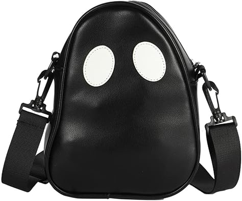 Novelty Crossbody Bag Shoulder Bag Halloween Ghost Purse Holiday Party Gift Candy Bag for Boys Girls