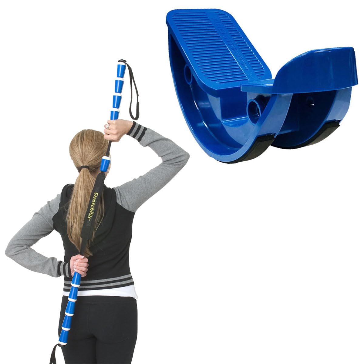 ProStretchCalf Stretcher & StretchRite Physical Therapy Stretching Strap for Plantar Fasciitis & Improved Flexibility