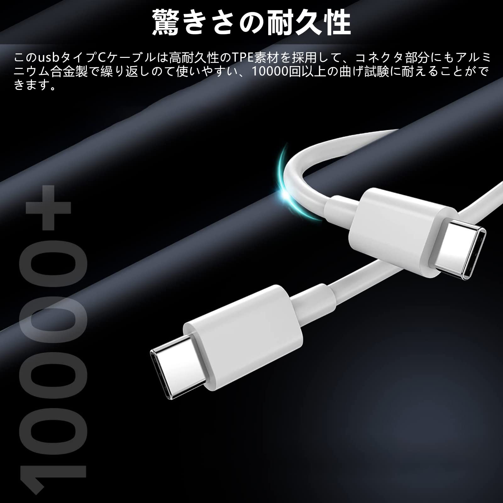 Amazon.co.jp: USB Type C to Type C ケーブル 1.5m 1本セット