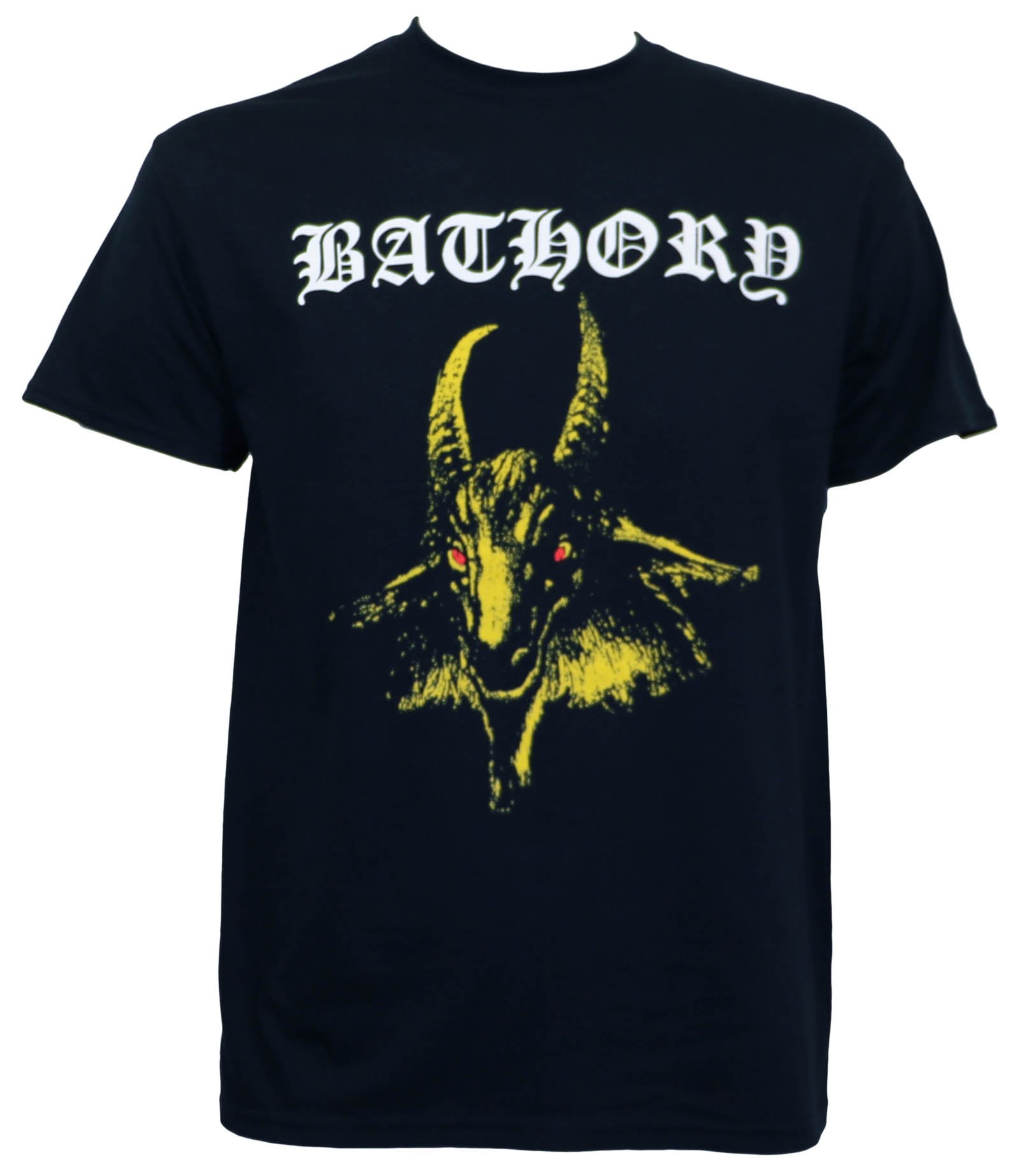 King's Road Bathory Men's Yellow Goat Album Cover T-Shirt